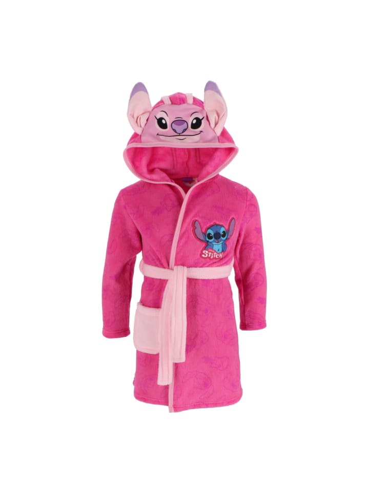 

Lilo & Stitch Детский халат Lilo & Stitch из кораллового флиса, розовый