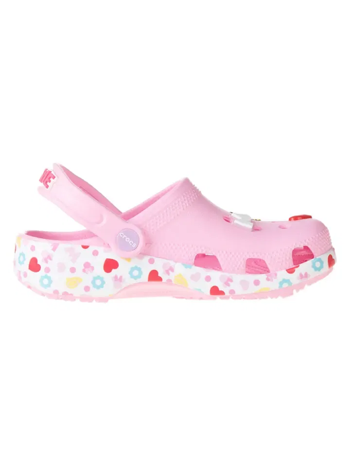 Сабо с принтом Mickey Friends Minnie Crocs, розовый — фото 2