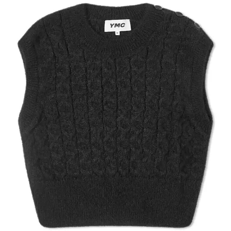 

Жилет Ymc Farrow Knitted, черный