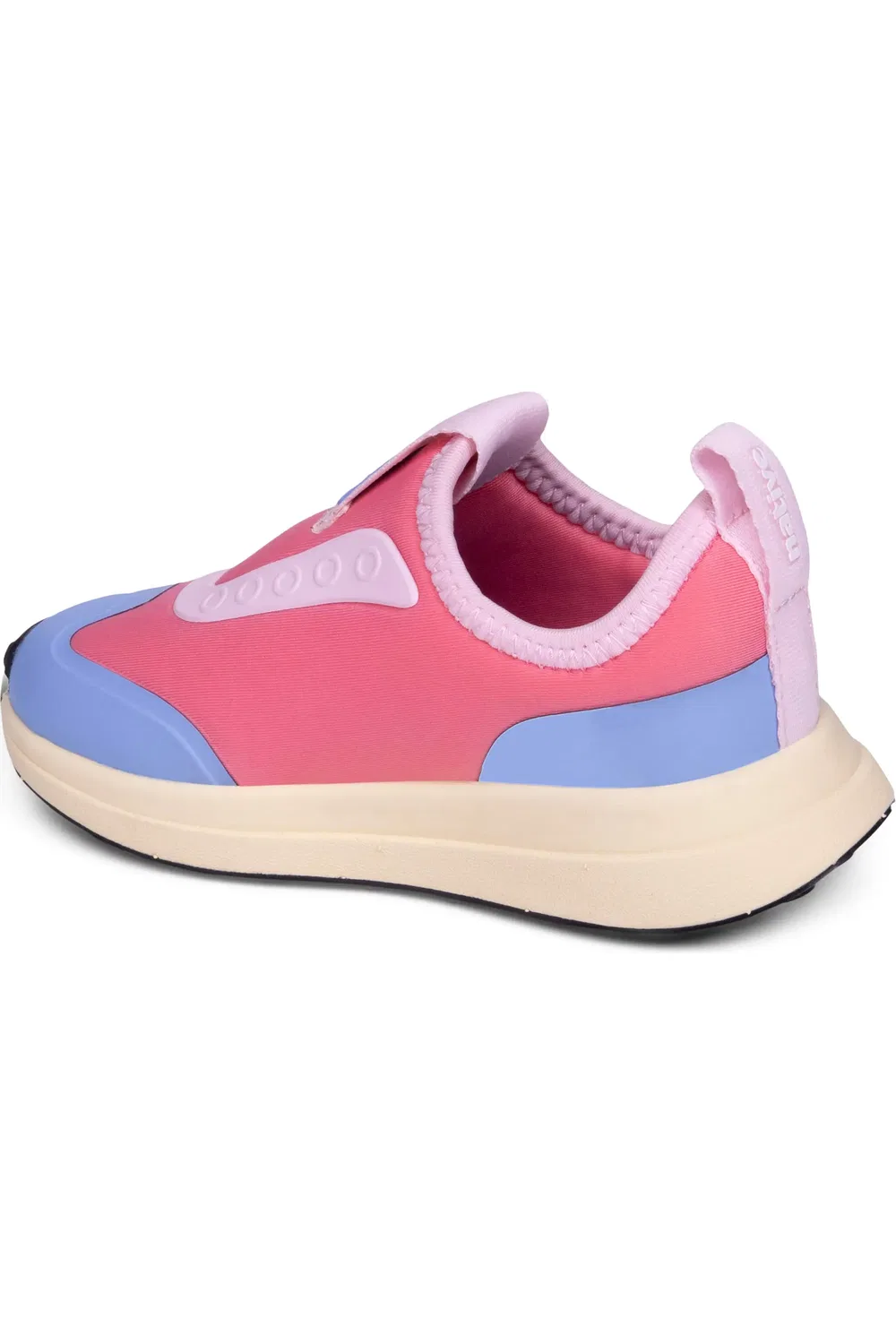 Детские кроссовки slip-on с задним язычком Robbie Dash Native Shoes, Flamingo Pink — фото 2