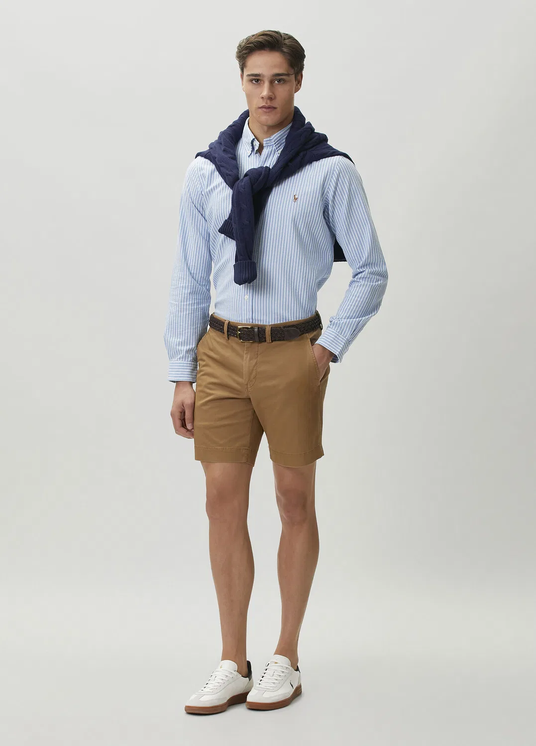 Рубашка Oxford Custom Fit Polo Ralph Lauren, blue — фото 2