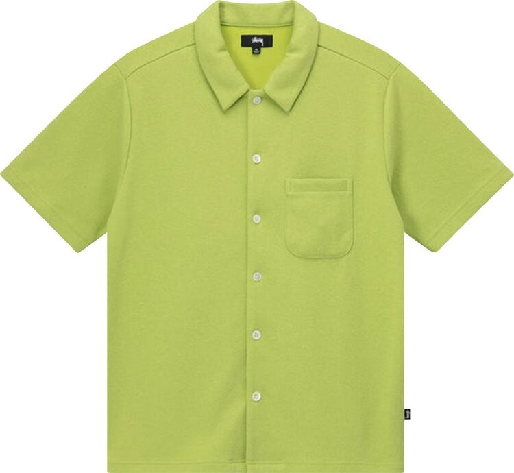 

Рубашка Stussy Crepe Jersey Shirt 'Lime', зеленый