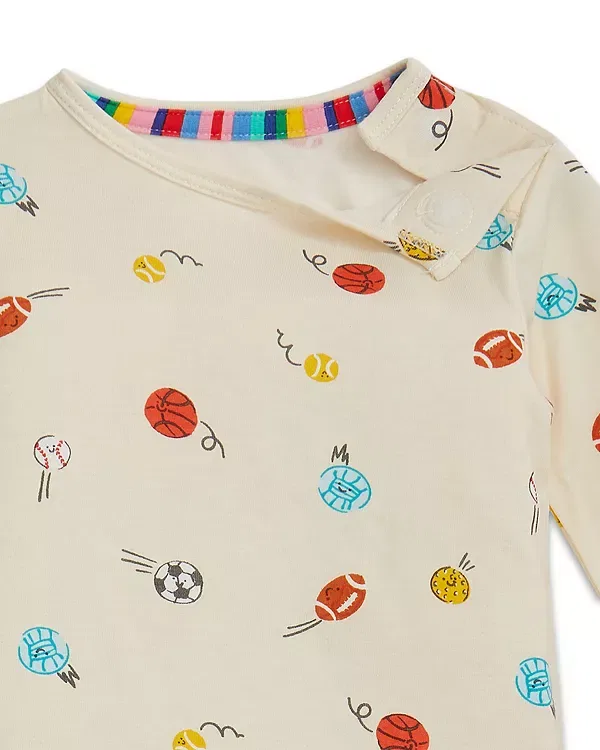 Детский комплект пижамы для мальчиков с магнитной застежкой Little Baller Magnetic Me, Little Baller — фото 3