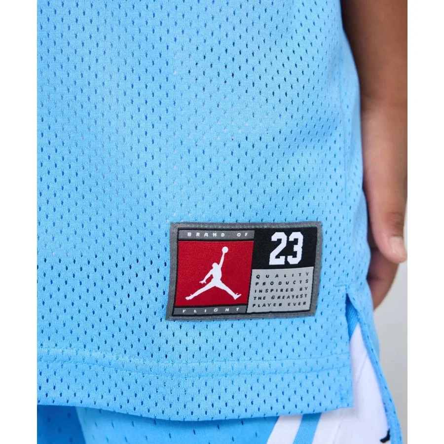 Детская майка-футболка с принтом Jordan 23 Nike, Черный — фото 4