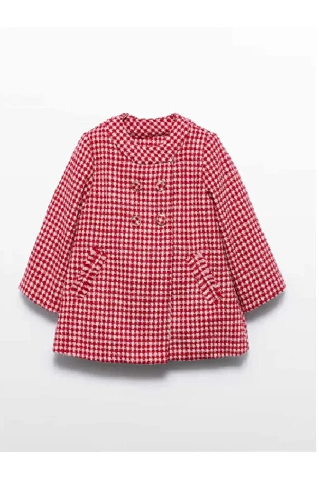 Детское пальто для девочек с длинным рукавом Basics Abel & Lula, Red