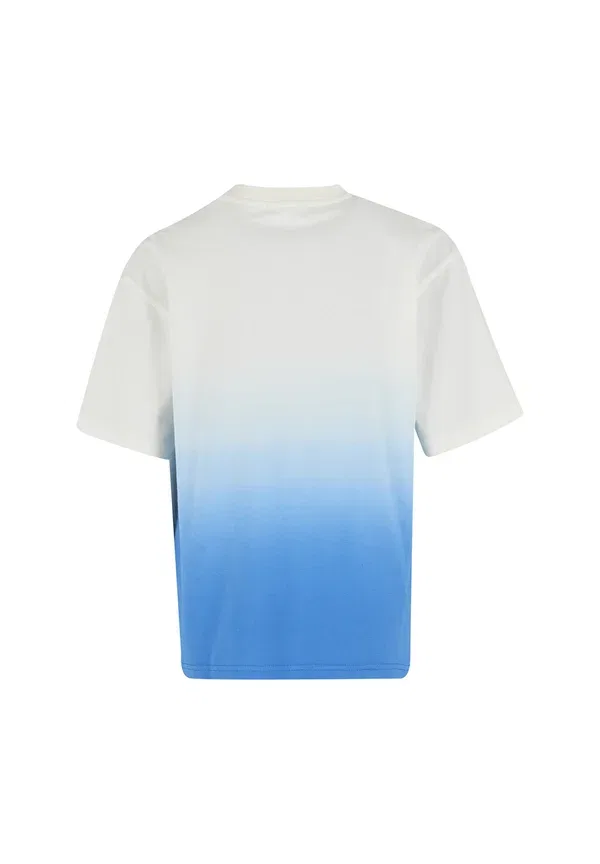 Футболка с градиентным принтом Signature gradient t-shirt junior unisex - футболка с принтом Karl Kani, светло-голубой — фото 2