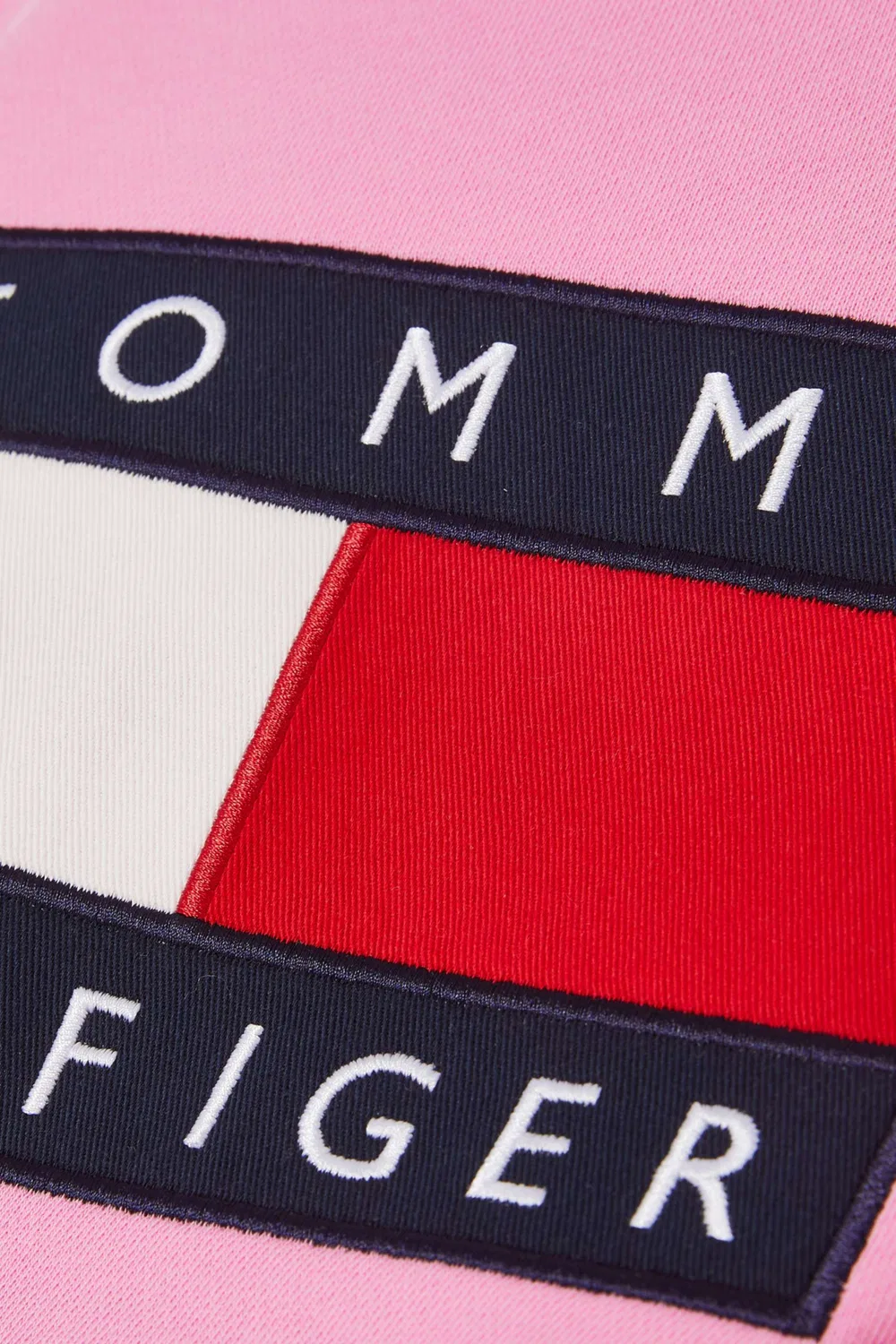 Свитшот с принтом флага Heritage Flag Tommy Hilfiger, розовый — фото 3