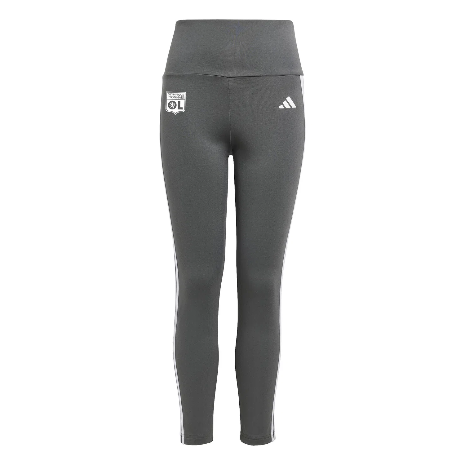 Детские леггинсы с высоким поясом Train Essentials 3S adidas, Grau Olympique Lyonnais