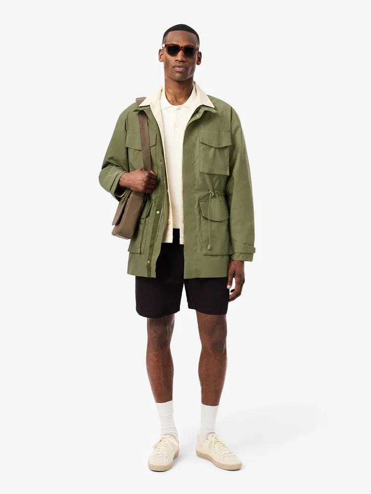 Куртка 4-карманная сафари LACOSTE, Khaki — фото 4