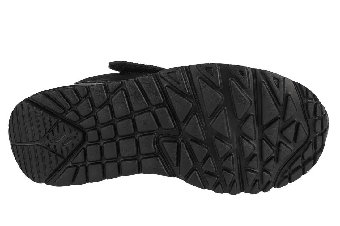 Детские кроссовки для девочек с принтом Uno Lite Rainbow Specks Skechers, Schwarz — фото 4