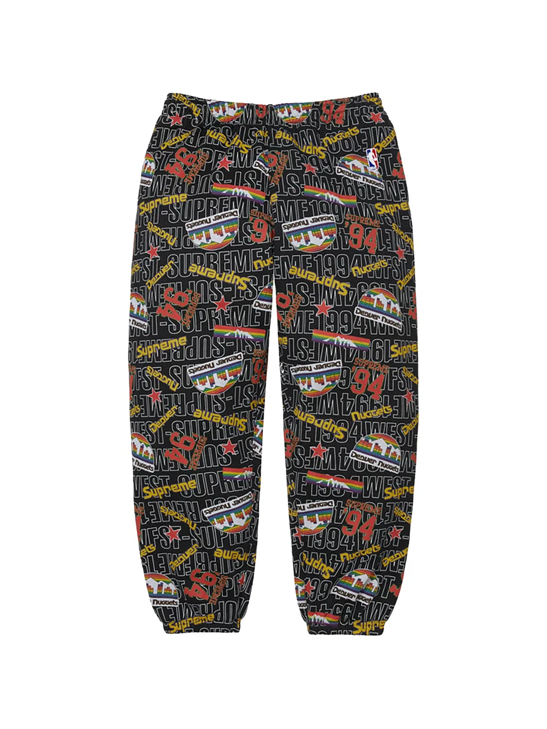 Спортивные брюки NBA из коллаборации с Mitchell & Ness Supreme, черный