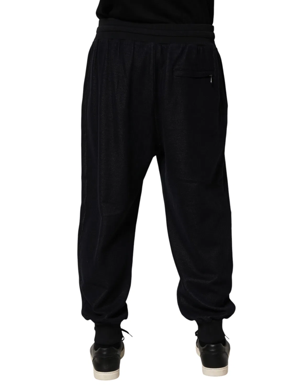 Мужские джоггеры на шнурке Jogger Pants Dolce & Gabbana, Black — фото 4