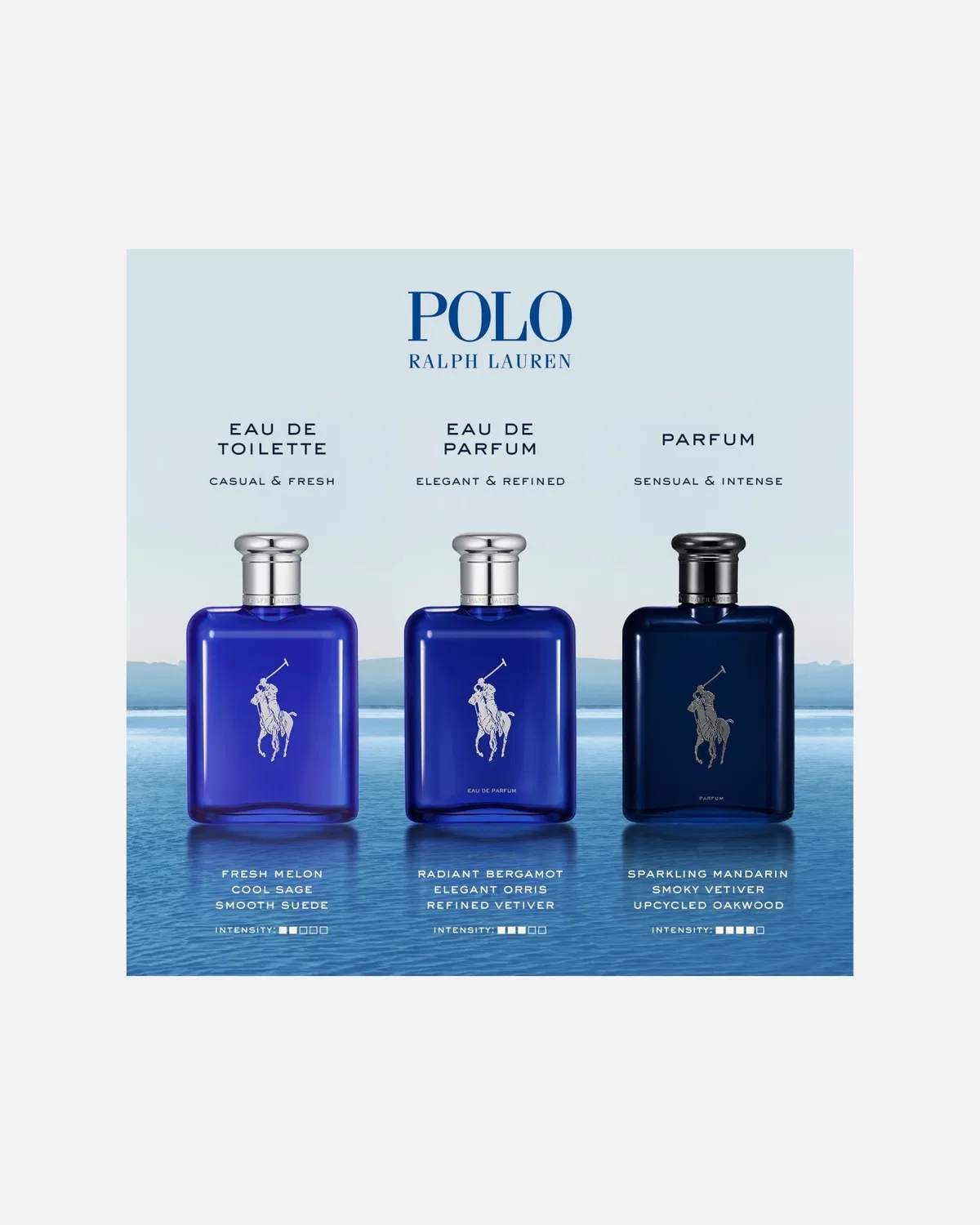 Парфюмированная вода Polo blue eau de parfum Ralph Lauren, 125 Ml — фото 2