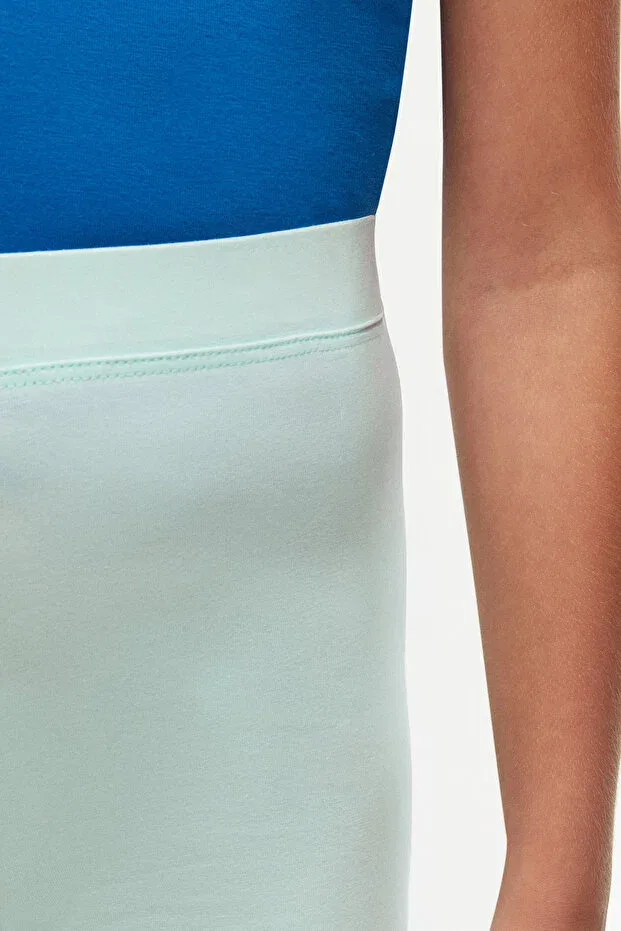 Детские шорты для девочек хлопковые Basics Lovetti, Mint — фото 3