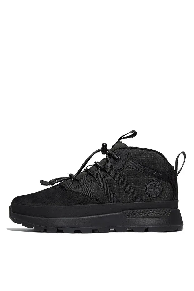 Детские ботинки для девочек шнурованные Euro Trekker Low Bunge Timberland, Black — фото 2