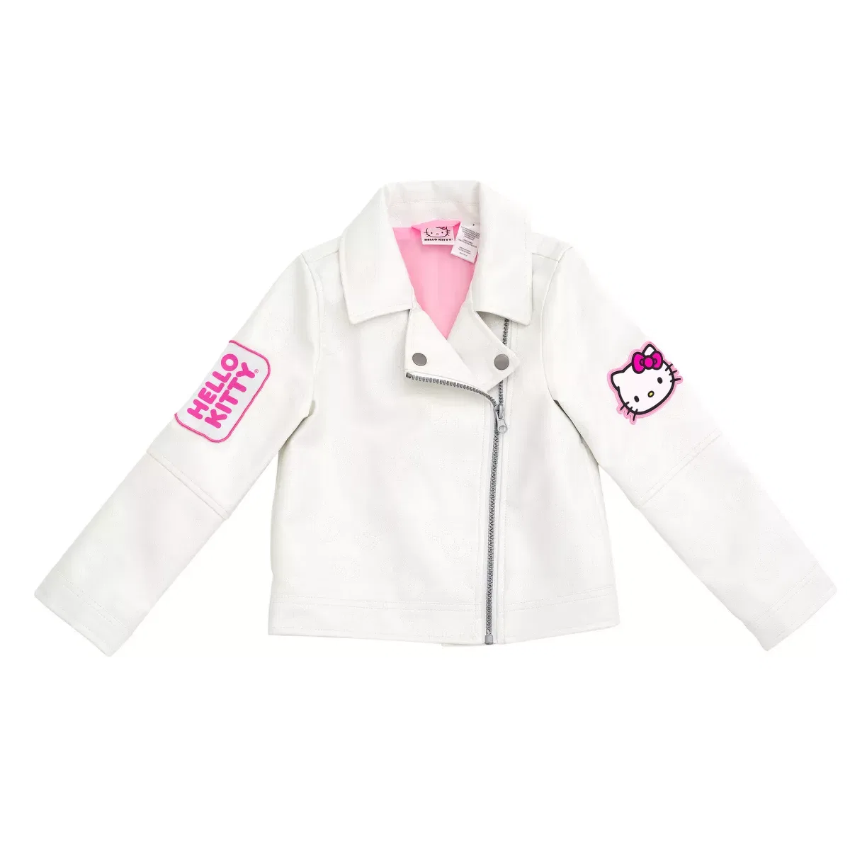 Детская куртка из кожзаменителя с принтом Hello Kitty Hello Kitty, White