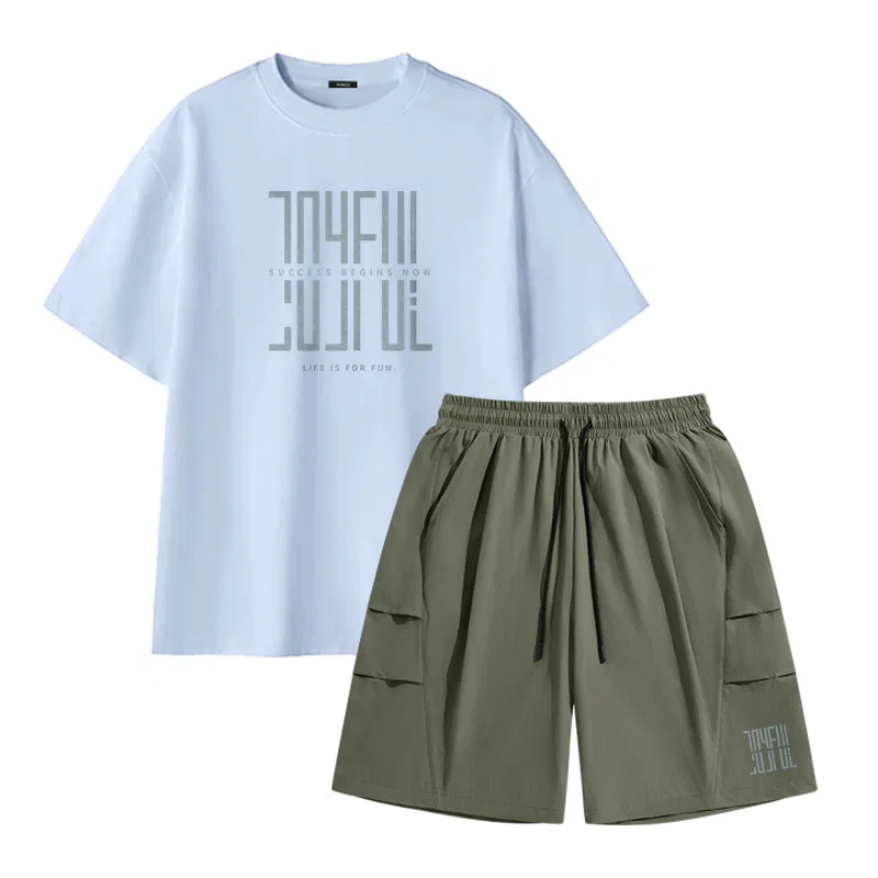 Детский спортивный комплект MINISO, Glacier Blue + Palm Green