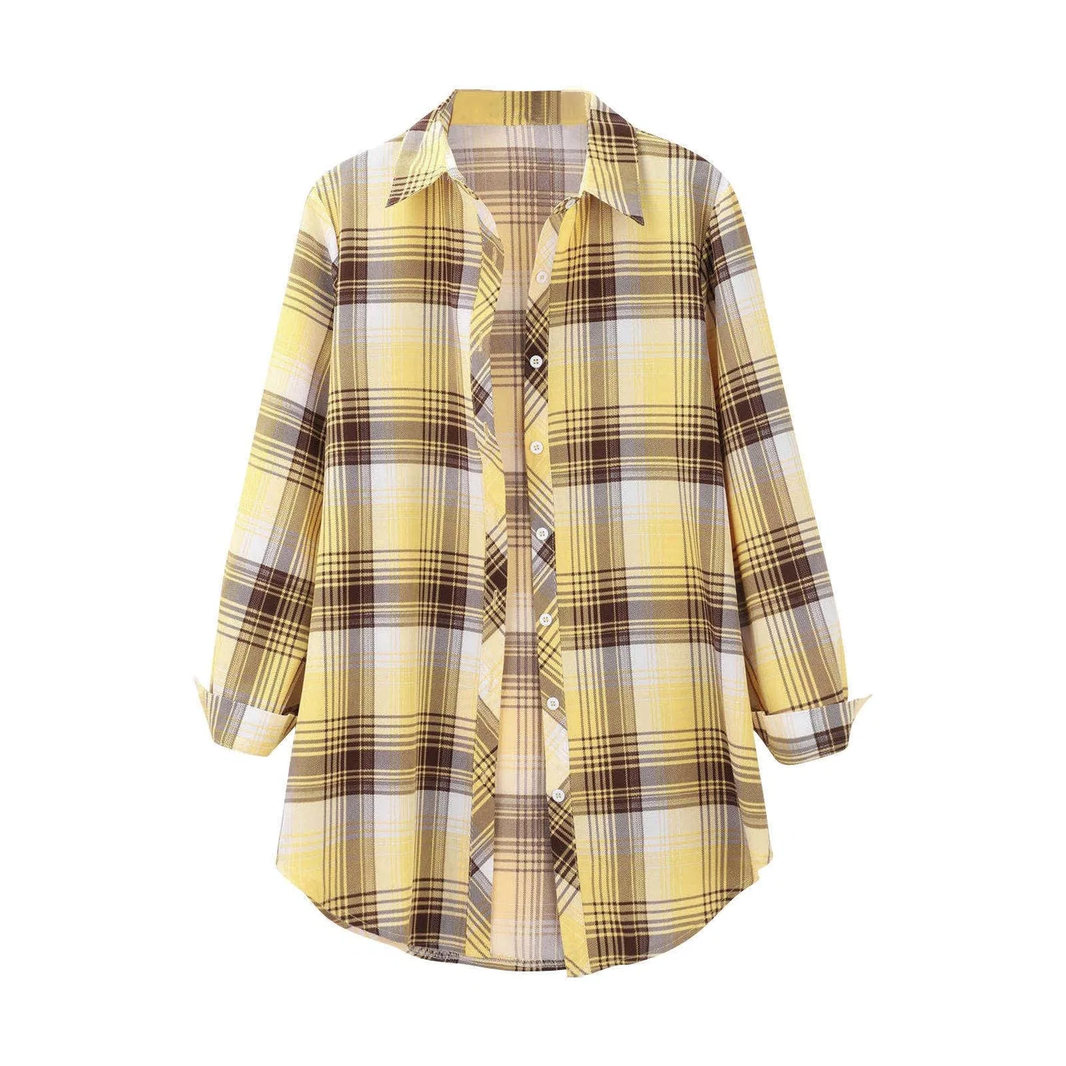 Женская блузка с длинным рукавом Oversized T Shirt, Yellow