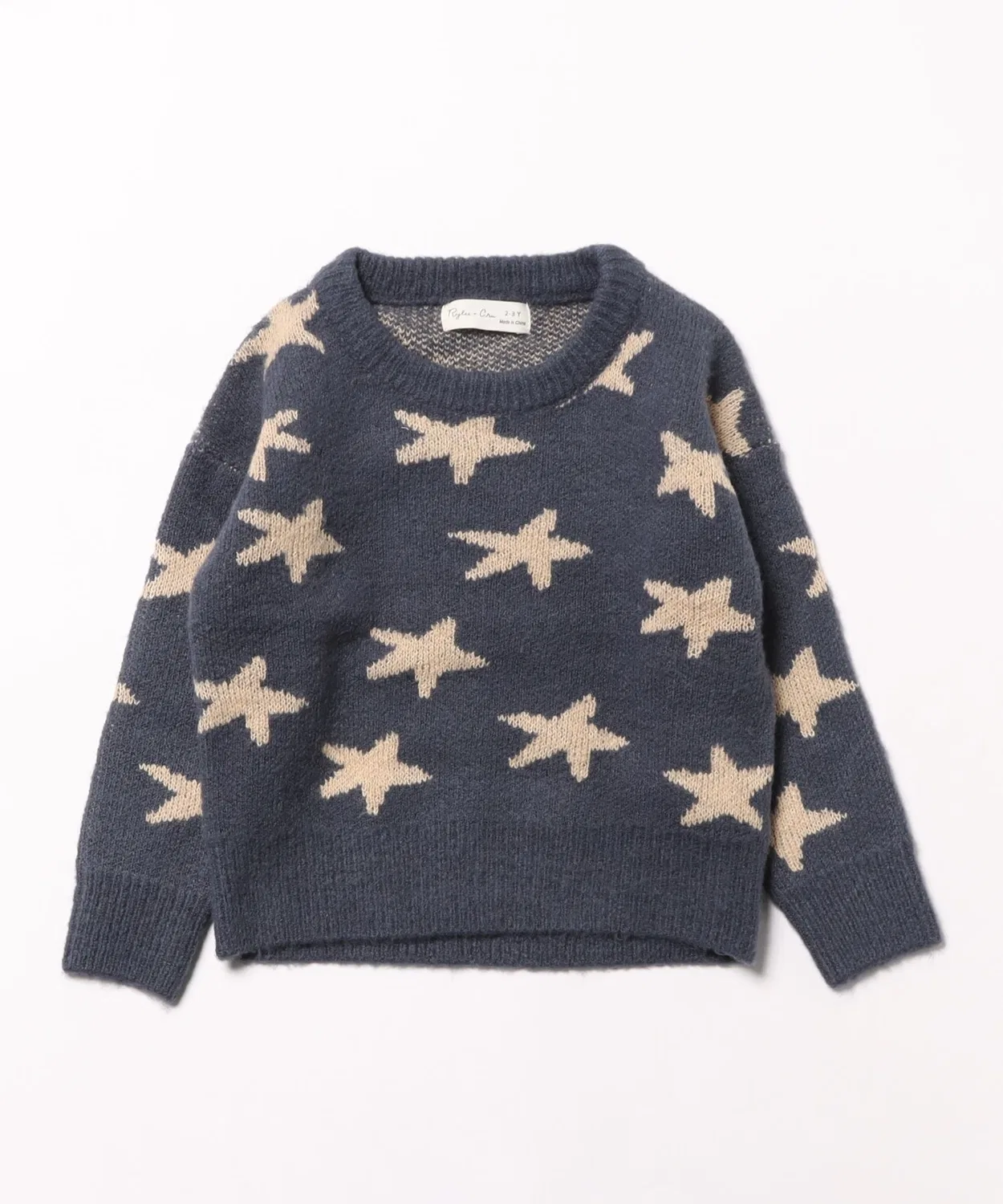 Детский свитер с принтом из звезд Aspen Sweater Stars Rylee + Cru, Blue