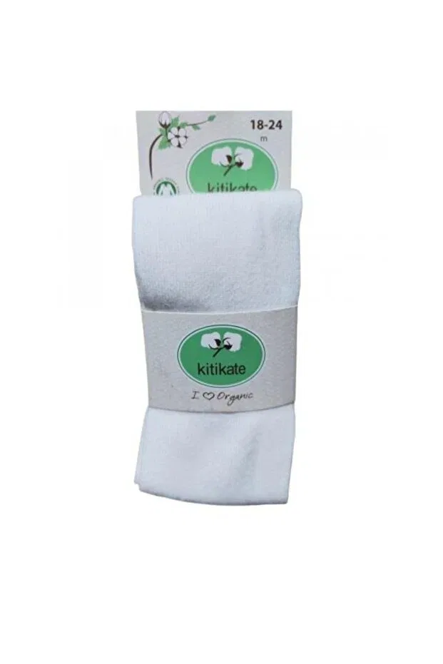 Детские колготки хлопковые Organic basic baby tights natural Kitikate, Multicolor