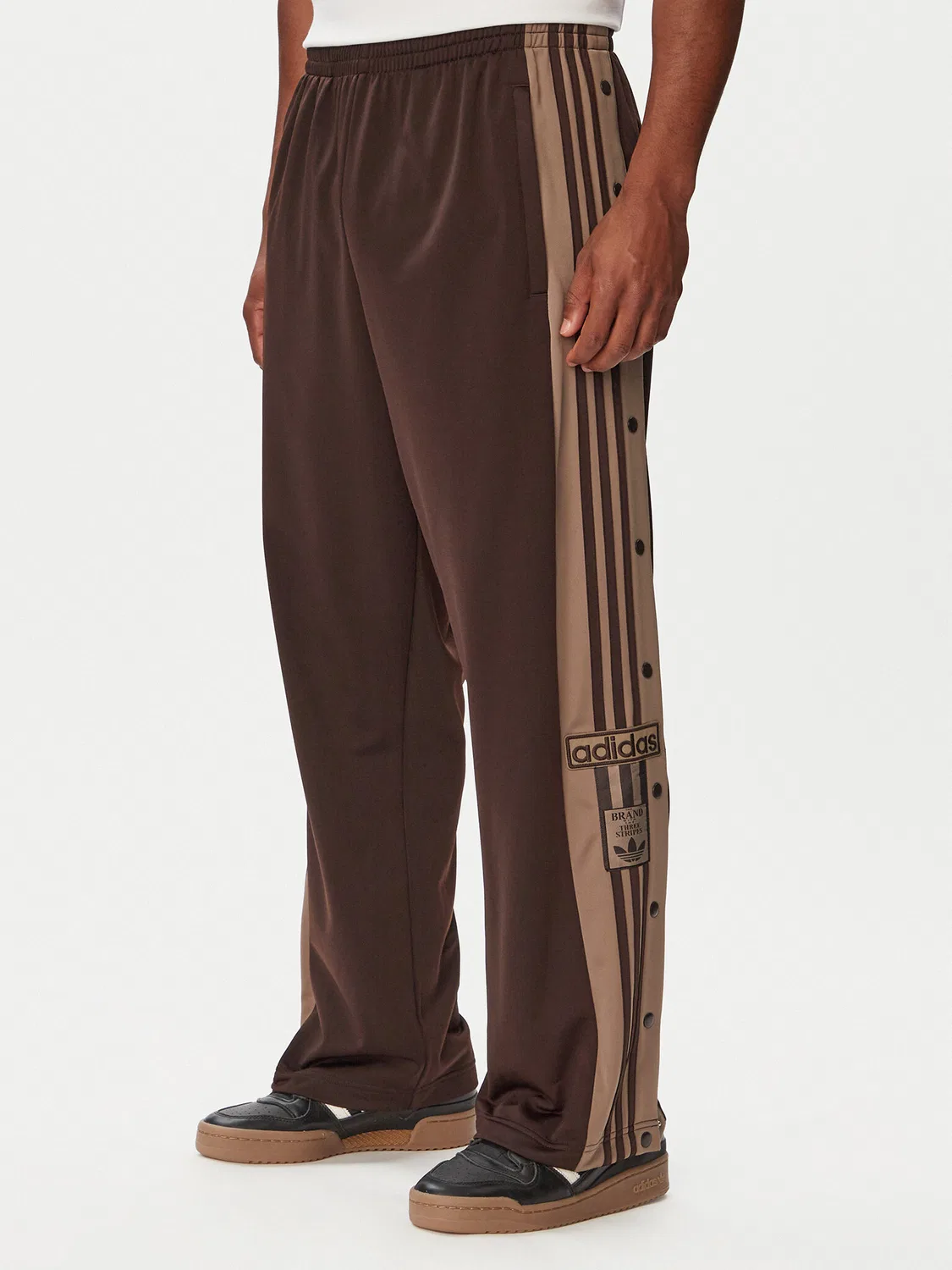 Мужские спортивные штаны стандартного кроя Adibreak Classic Adidas, темно-коричневый