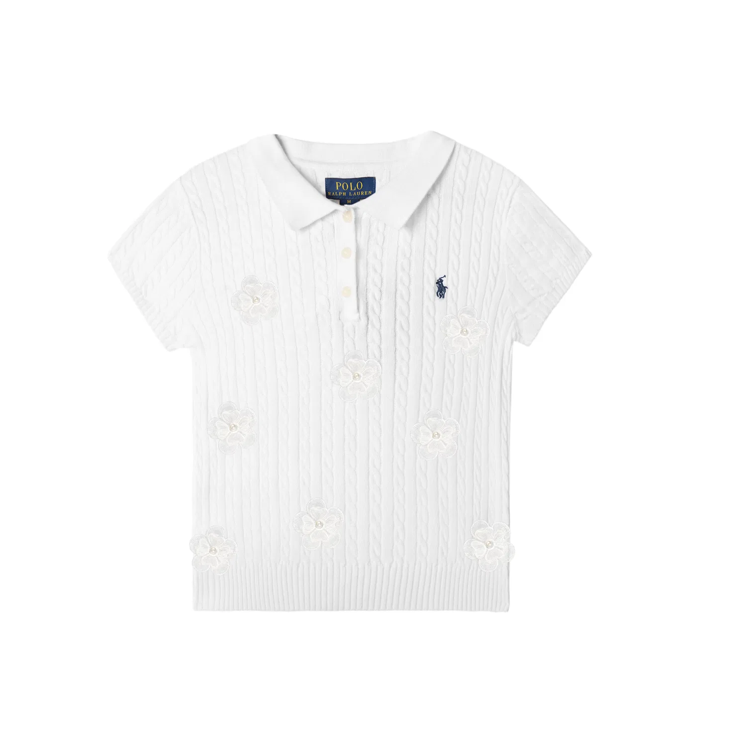 Детский свитер с поло-воротником Модель SS24 Polo Ralph Lauren