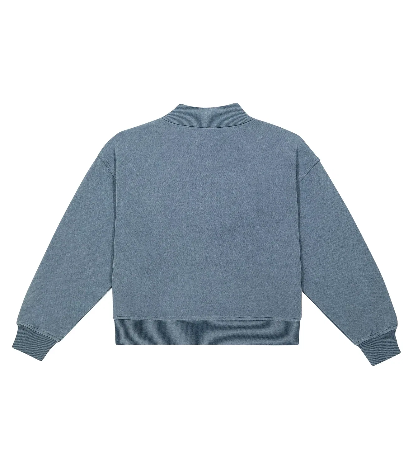 Свитшот хлопковый с принтом Brunello Cucinelli Kids, голубой — фото 3