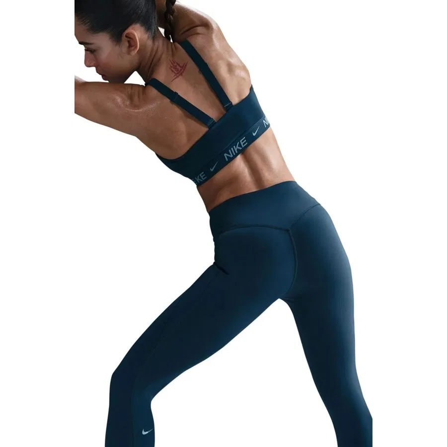 Женские спортивные леггинсы с высоким поясом Dri Fit Universa HR 7/8 Tight, Nike, Петроль — фото 3