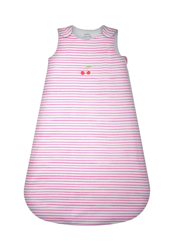Спальный мешок хлопковый Baby's sleeping bag Stellou & Friends, stripes and cherry