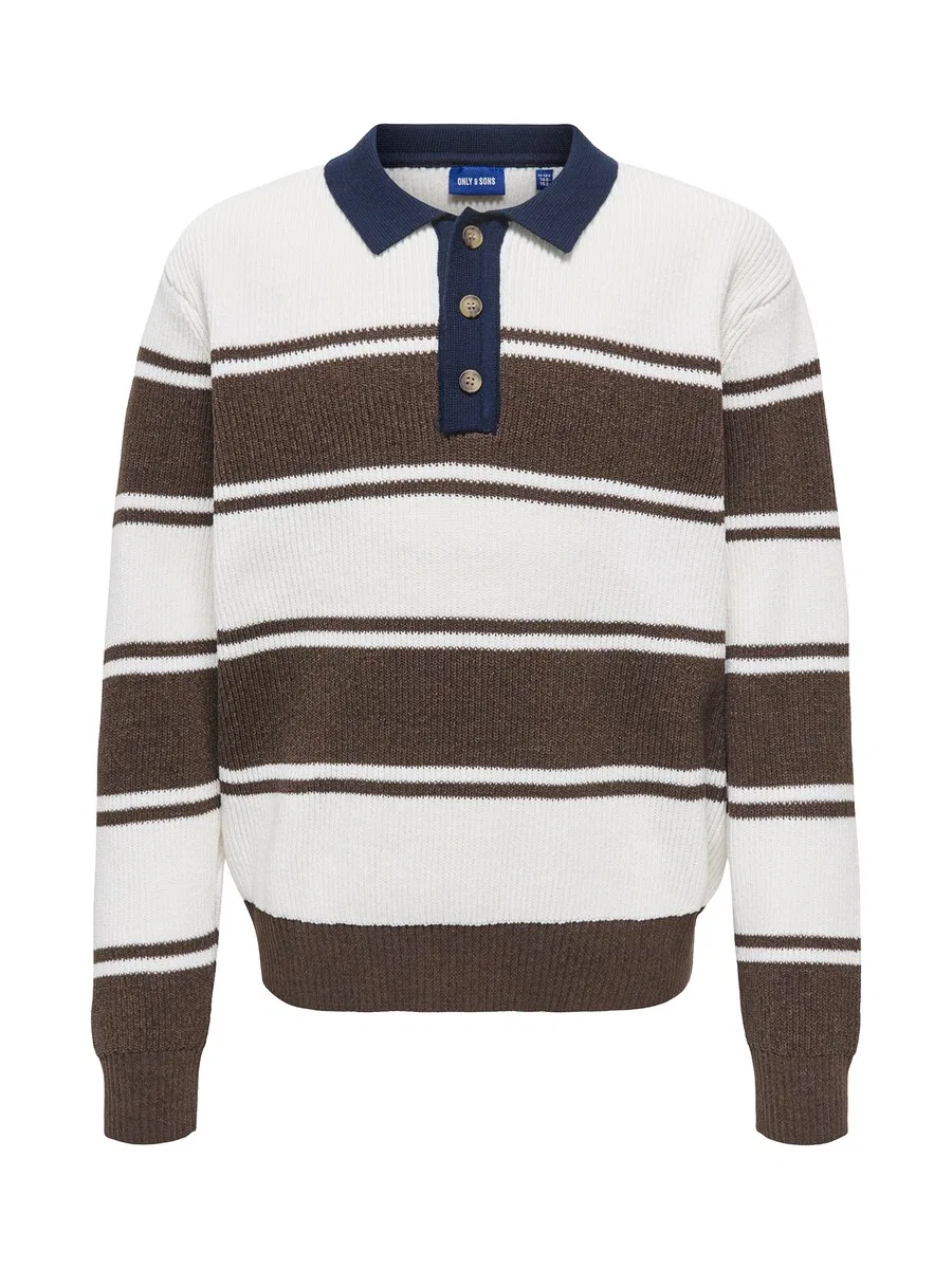 Детский свитер Only & Sons Junior 'OSJRODGER' белого цвета