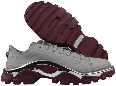 Кроссовки raf simons x detroit runner Adidas, серый — фото 4