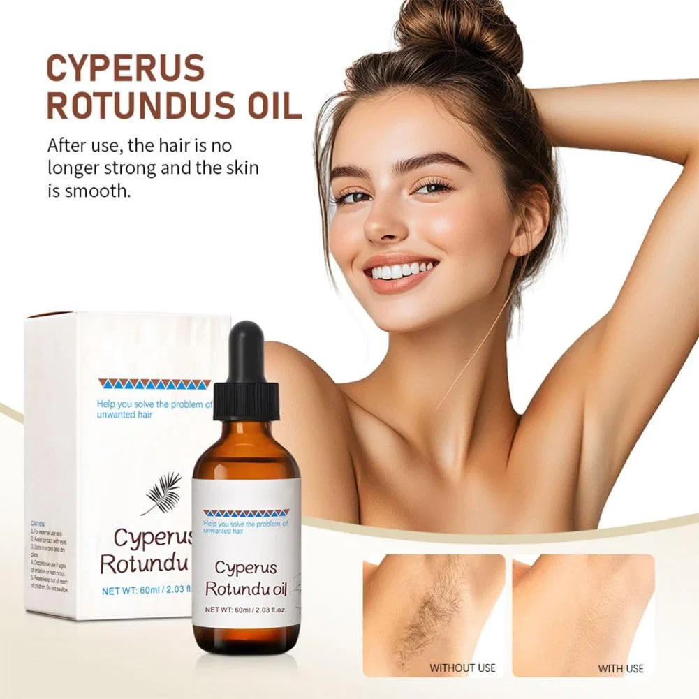Масло для удаления волос Cyperus Rotundus Oil, Ofanyia, 60 мл — фото 4