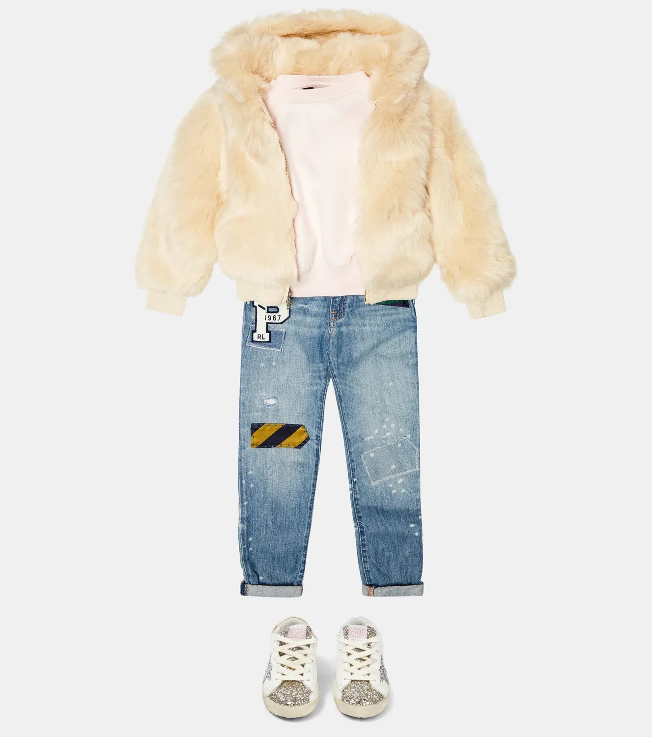 Легкая куртка с капюшоном Polo Ralph Lauren Kids, белый — фото 2