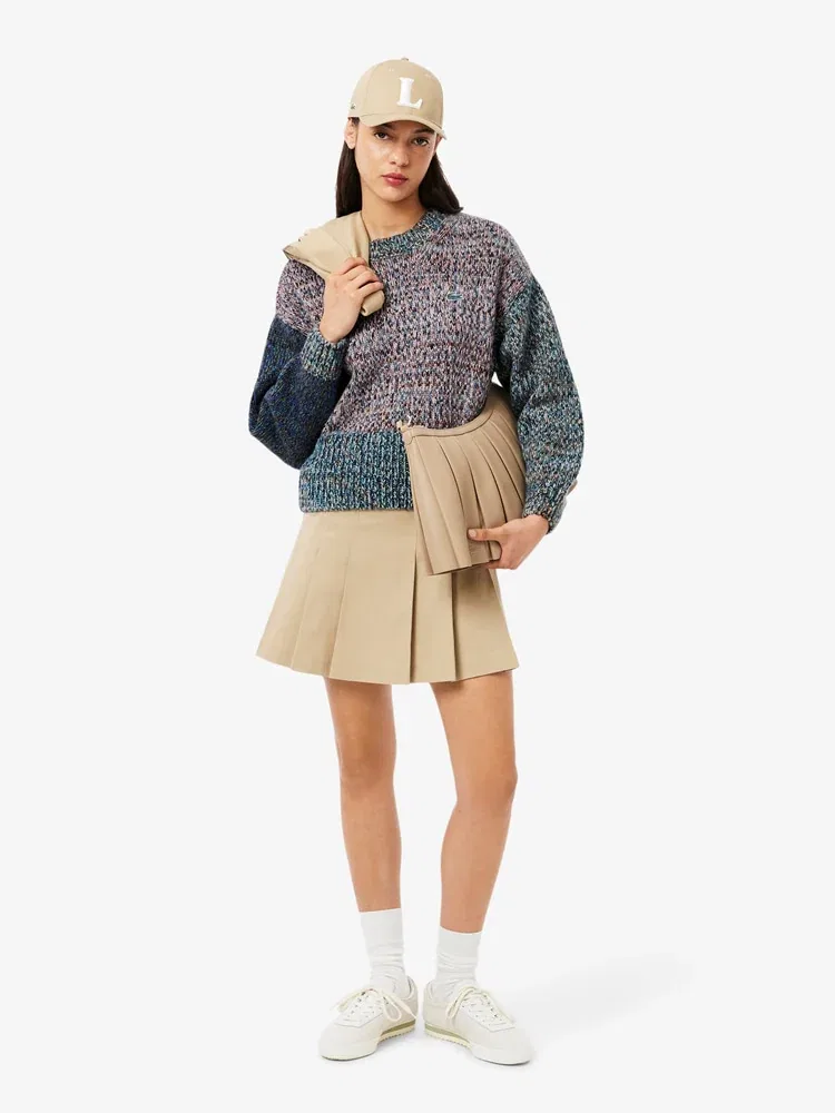 Свитер LACOSTE Color Mix, Grey Antique Silver — фото 4
