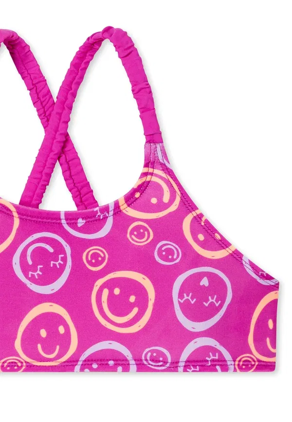Купальник с принтом Smiley Schiesser, Fuchsia, фуксия — фото 3