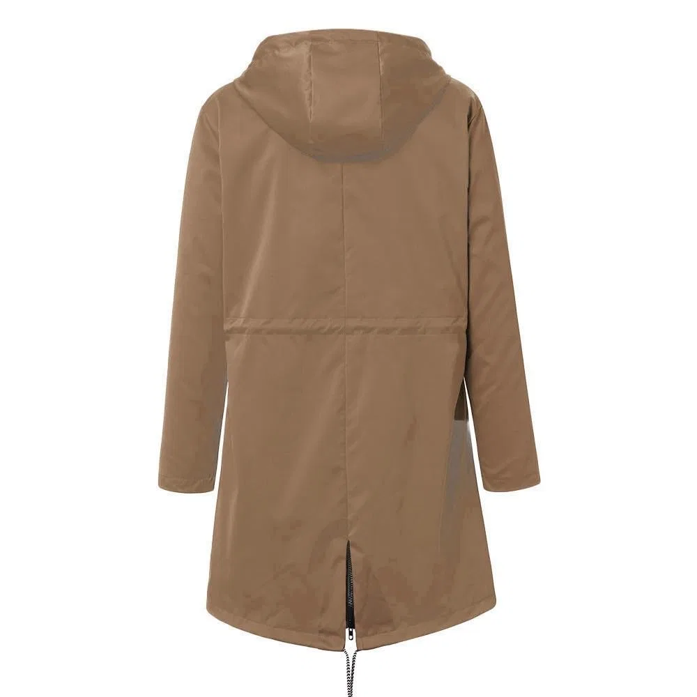 Женский дождевик с капюшоном Waterproof Coats Jackets, 1-kaki — фото 4