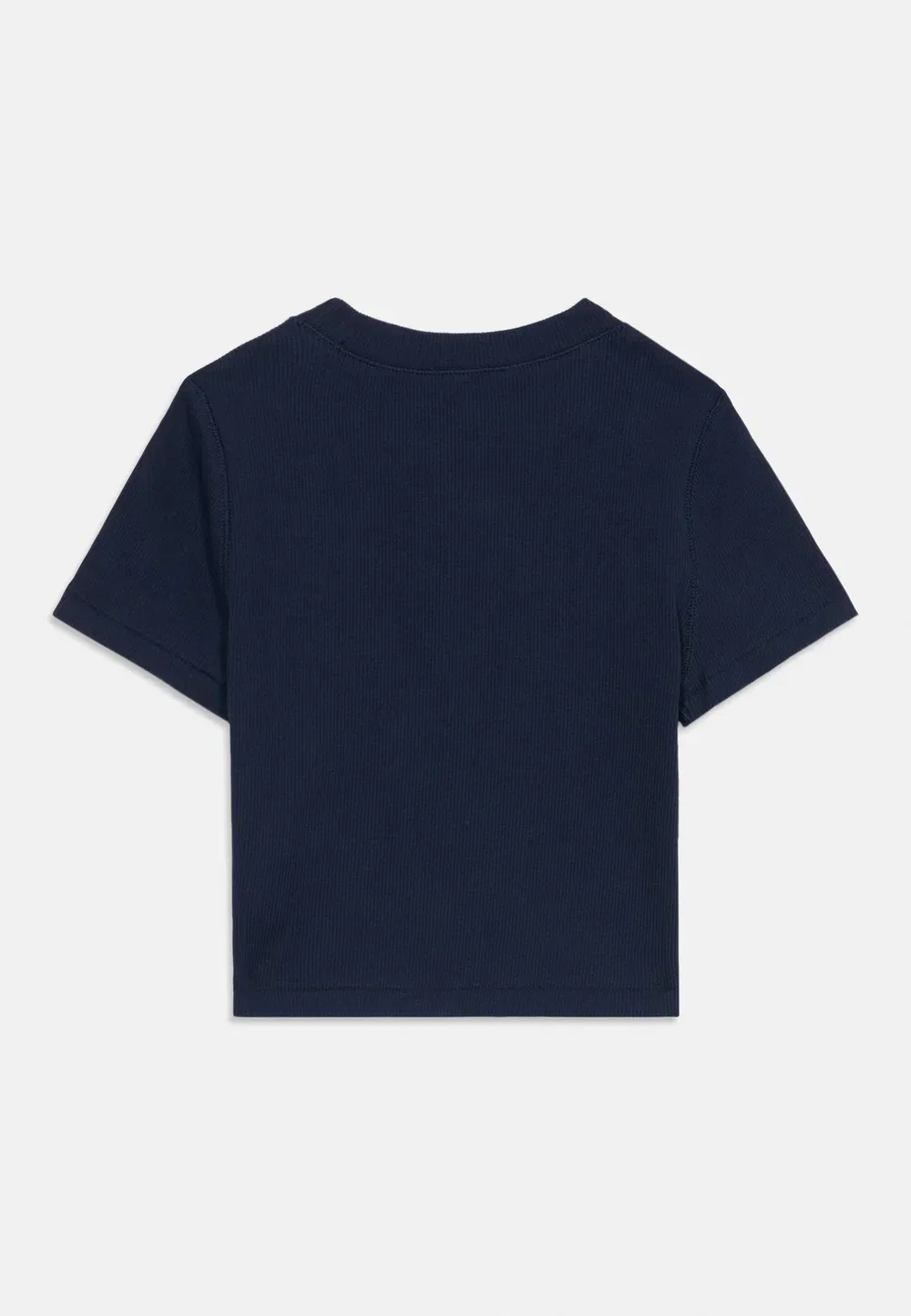Футболка свободного кроя в рубчик, размер 7-14 лет - базовая футболка Polo Ralph Lauren, Refined Navy — фото 2