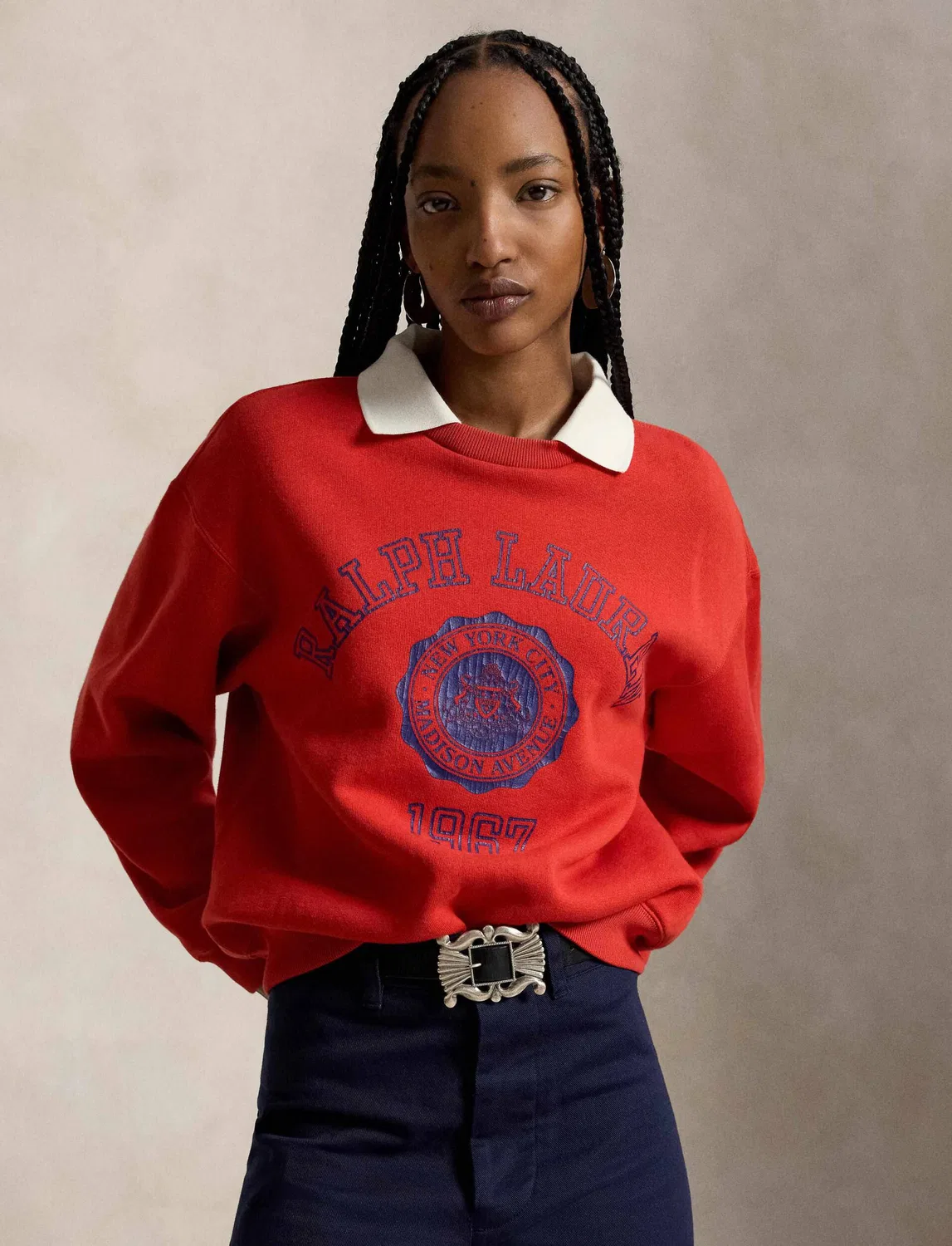 Свитшот с длинным рукавом Polo Ralph Lauren, Rosso
