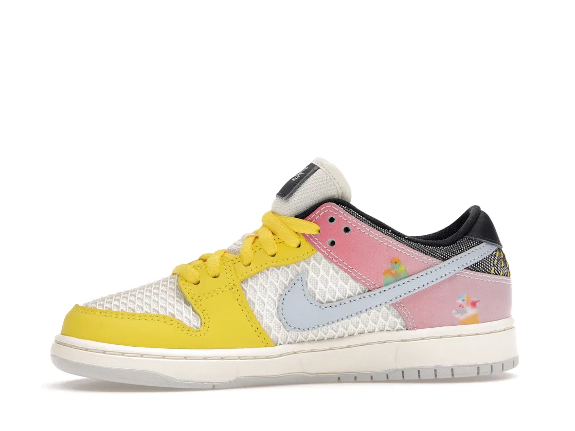 Детские кроссовки Nike SB Dunk Low Be True Xavier Schipani (PS), Multi-Color/Pink Gaze/Sail — фото 3
