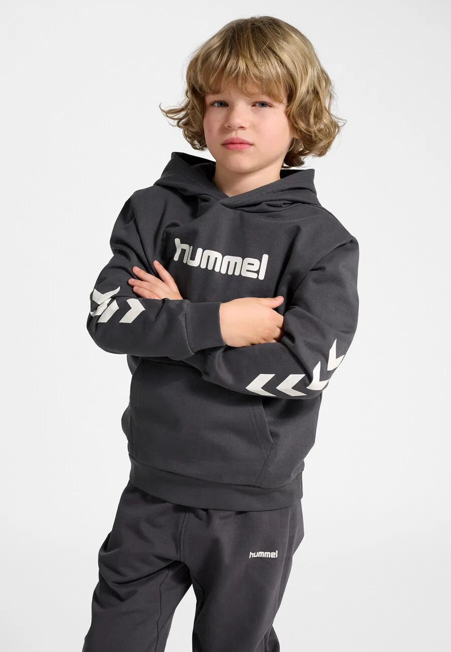 Спортивная толстовка Hummel антрацитового цвета — фото 4
