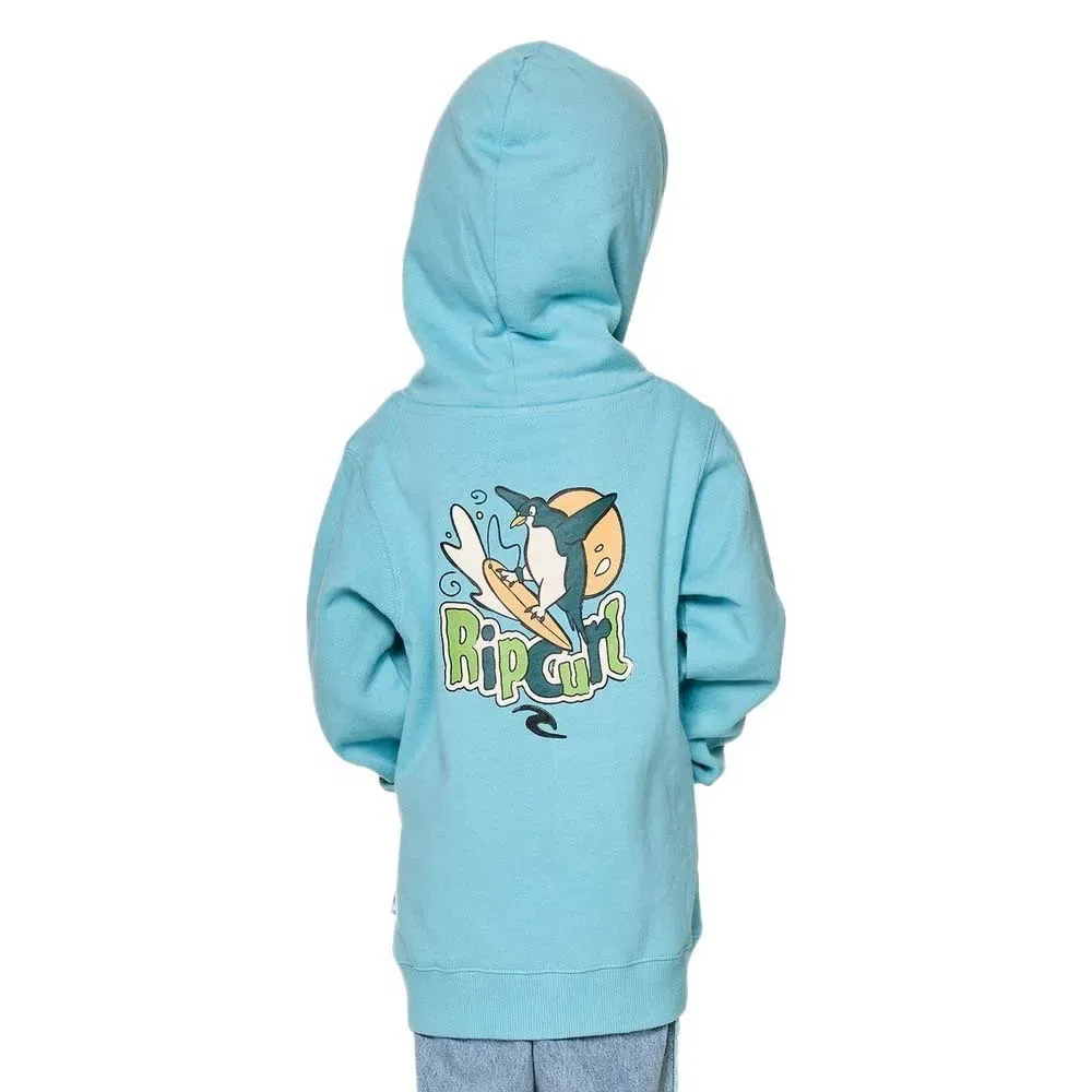 Детское худи с принтом Paddle Out Art Hood Rip curl, Blue — фото 2