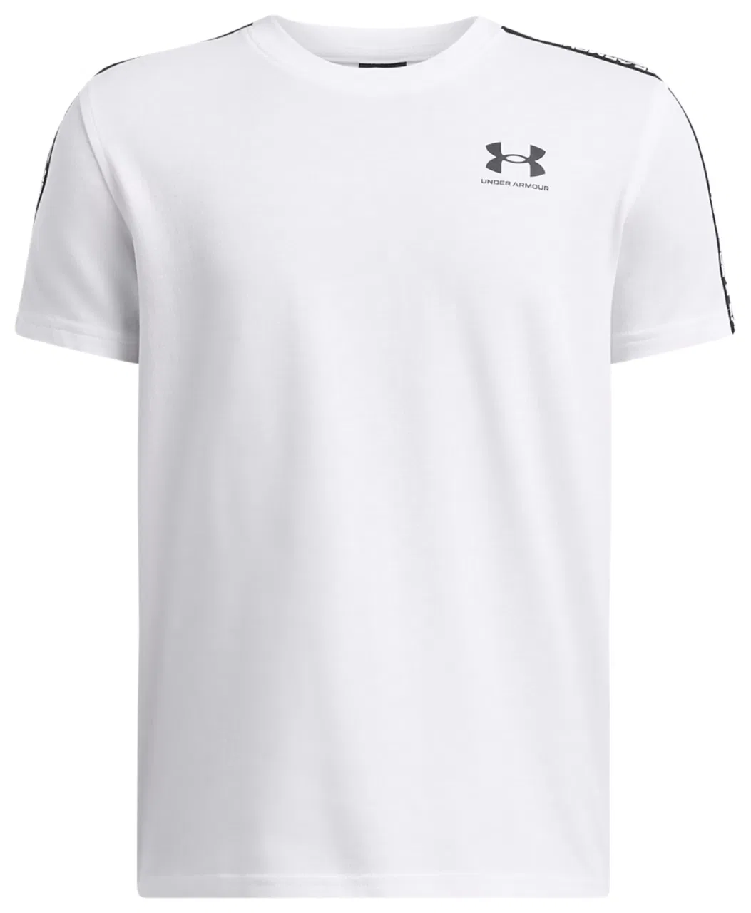 Футболка для мальчиков Icon Taped Under Armour, белый/черный