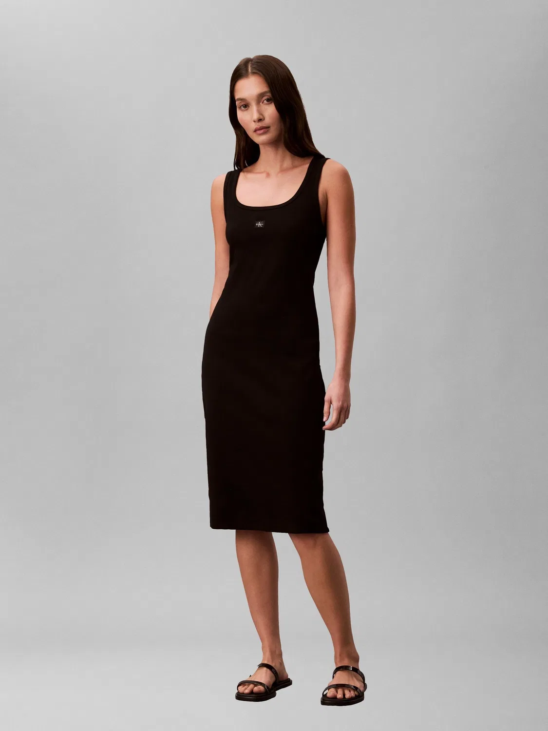 Комбинезон Scuba Crepe Calvin Klein, черный