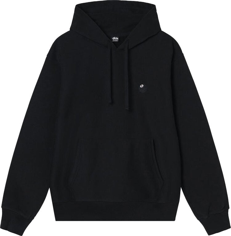 

Худи Stussy 8 Ball Embroidered Hoodie 'Black', черный