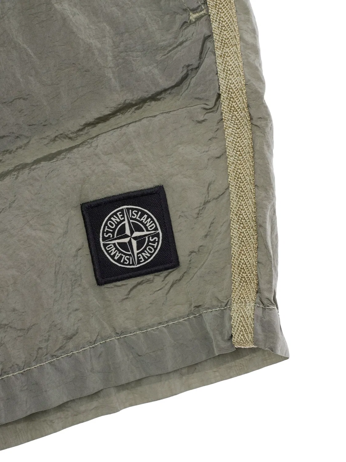 Плавательные шорты зеленые Stone Island, зеленый — фото 3