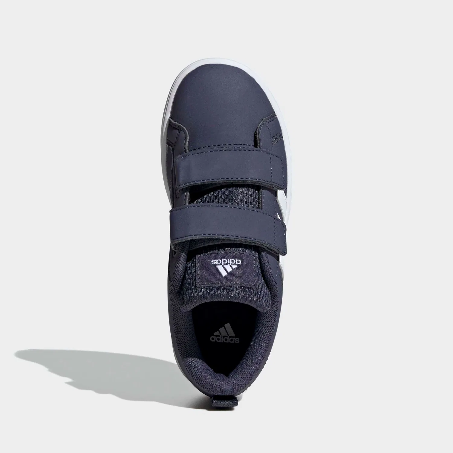 Детские кроссовки с липучками Adidas VS PACE 2.0 CF C, Shadow Navy/White/Black — фото 4