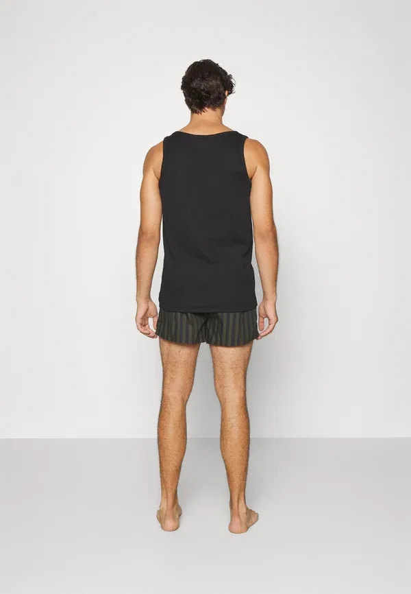 Комплект из 2 комфортных маек Adidas Originals, черный — фото 3
