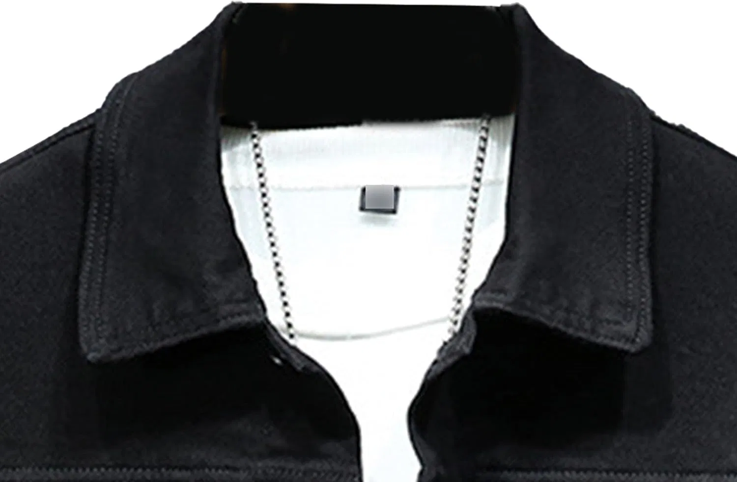 Мужская джинсовая куртка Classic Trucker Coat, чёрный — фото 2