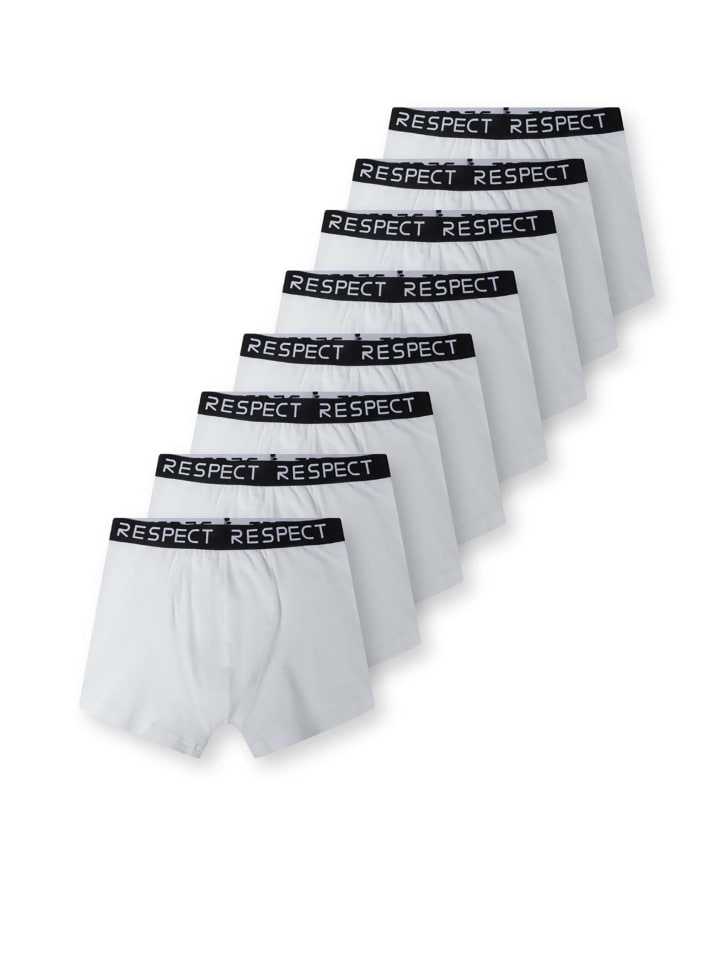 

Respect Набор из 8 штук: боксеры SET10012M белого цвета