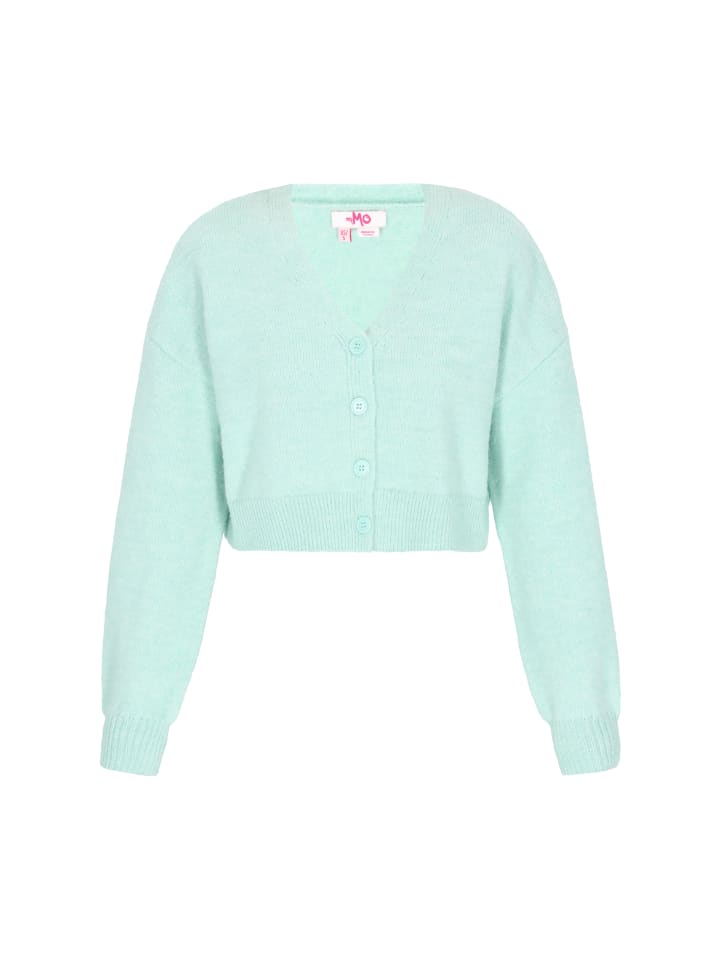 

Женский кардиган цвета мяты и меланжа myMo